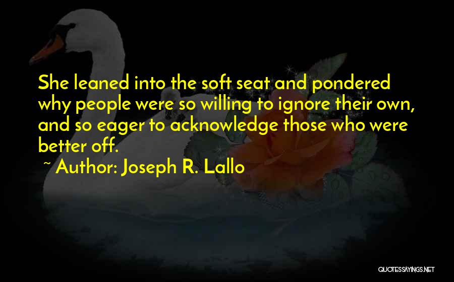 Sustainment Quotes By Joseph R. Lallo