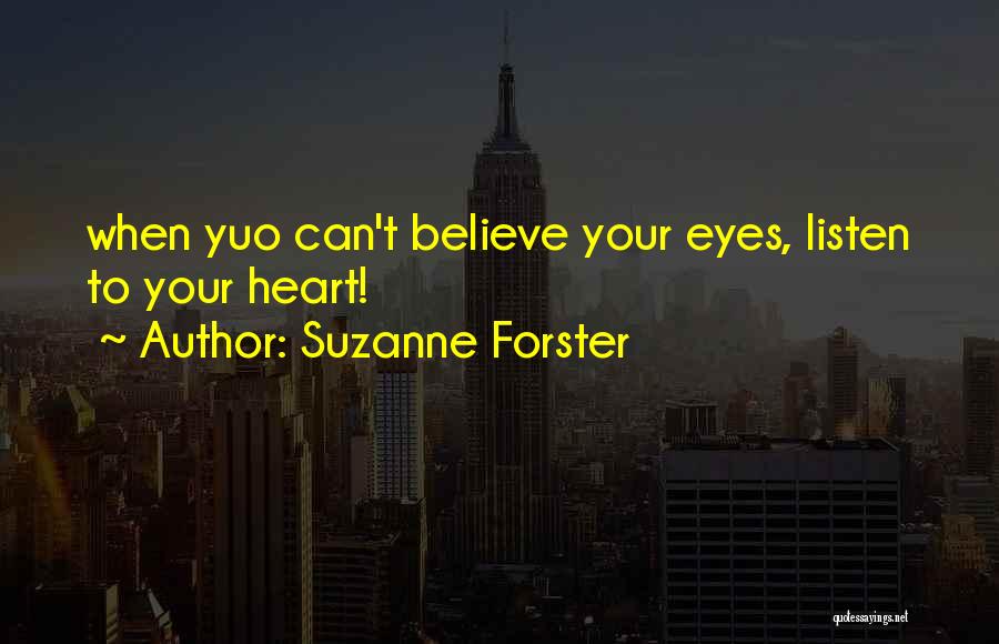 Suzanne Forster Quotes 453557