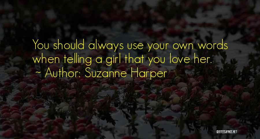 Suzanne Harper Quotes 1793862