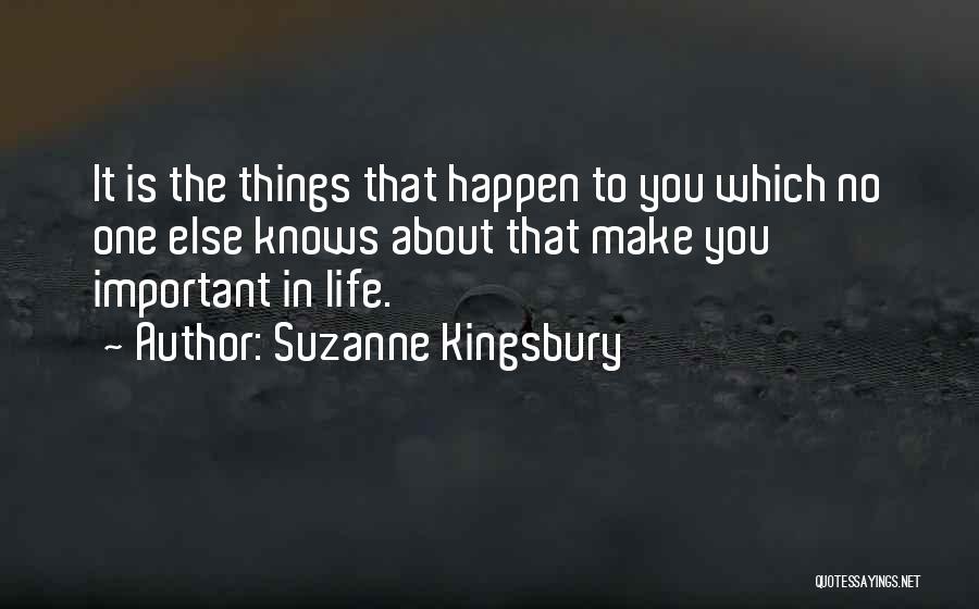 Suzanne Kingsbury Quotes 927605