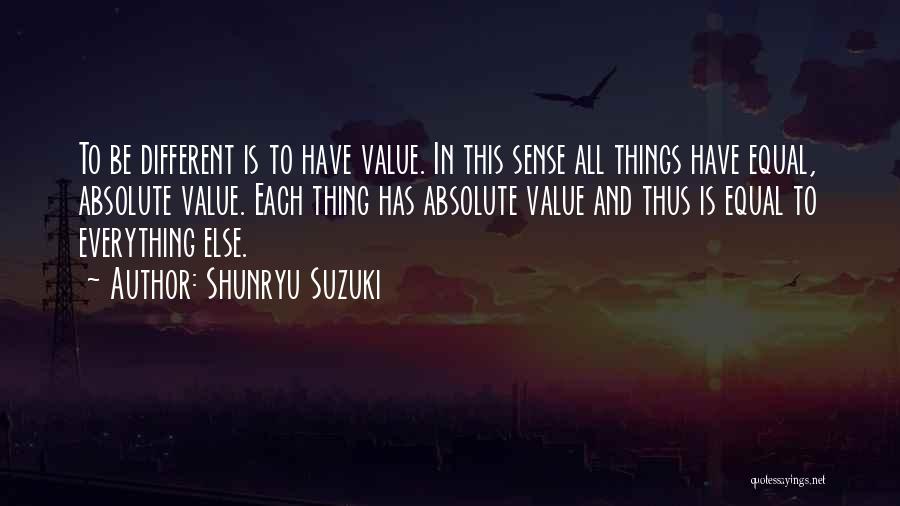 Suzuki Quotes By Shunryu Suzuki