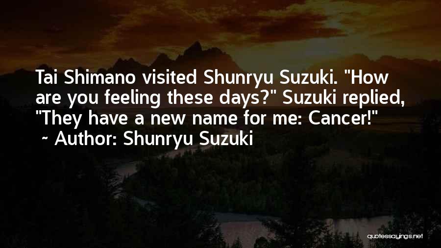 Suzuki Shunryu Quotes By Shunryu Suzuki