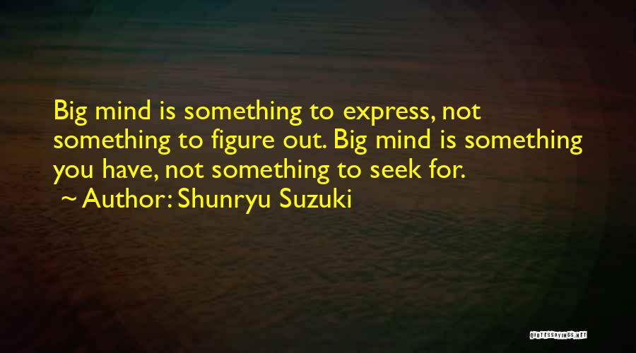 Suzuki Shunryu Quotes By Shunryu Suzuki