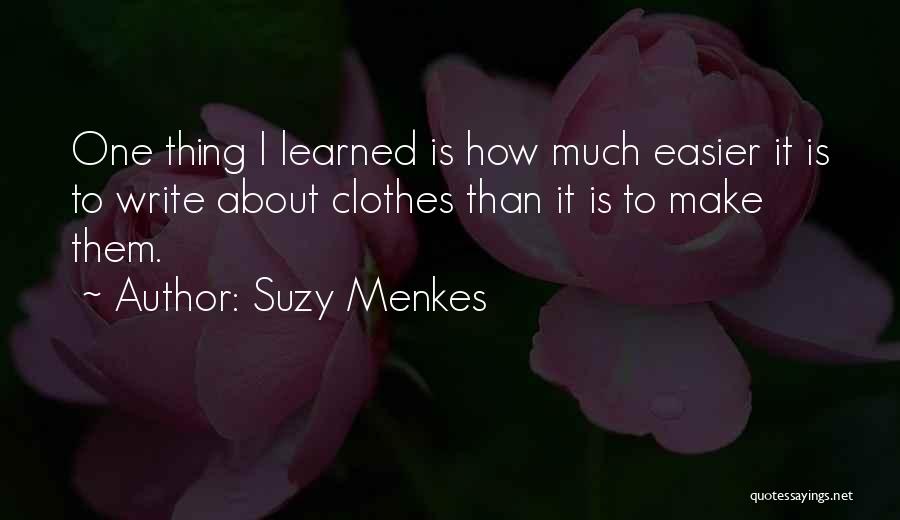 Suzy Quotes By Suzy Menkes