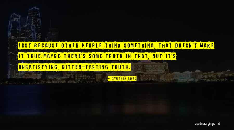 Svenja Odonnell Quotes By Cynthia Lord Svenja Odonnell Quotes By Cynthia Lord