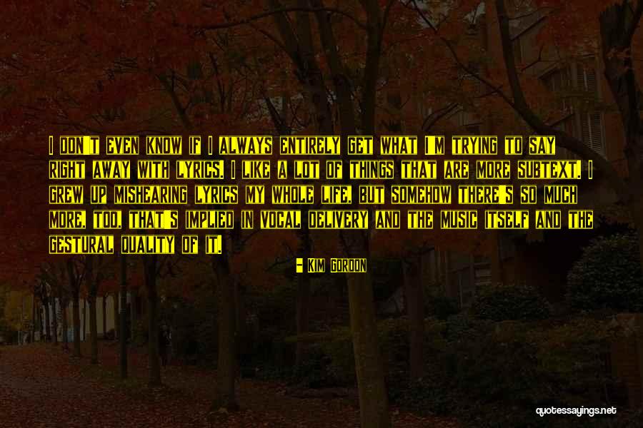Svenja Odonnell Quotes By Kim Gordon Svenja Odonnell Quotes By Kim Gordon