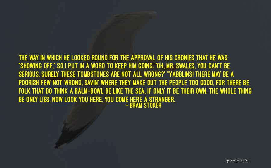 Swales Quotes By Bram Stoker Swales Quotes By Bram Stoker