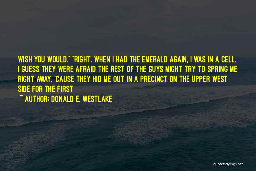 Swallow The Air Belonging To Place Quotes By Donald E. Westlake