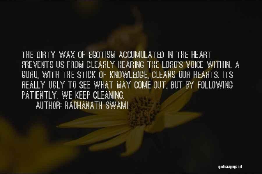 Swami's Quotes By Radhanath Swami