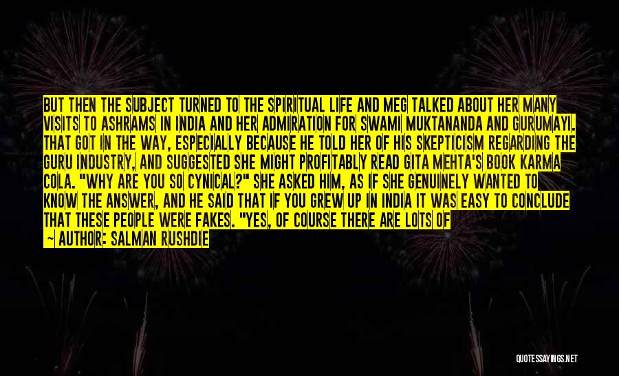 Swami's Quotes By Salman Rushdie