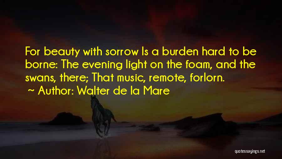 Swans Beauty Quotes By Walter De La Mare