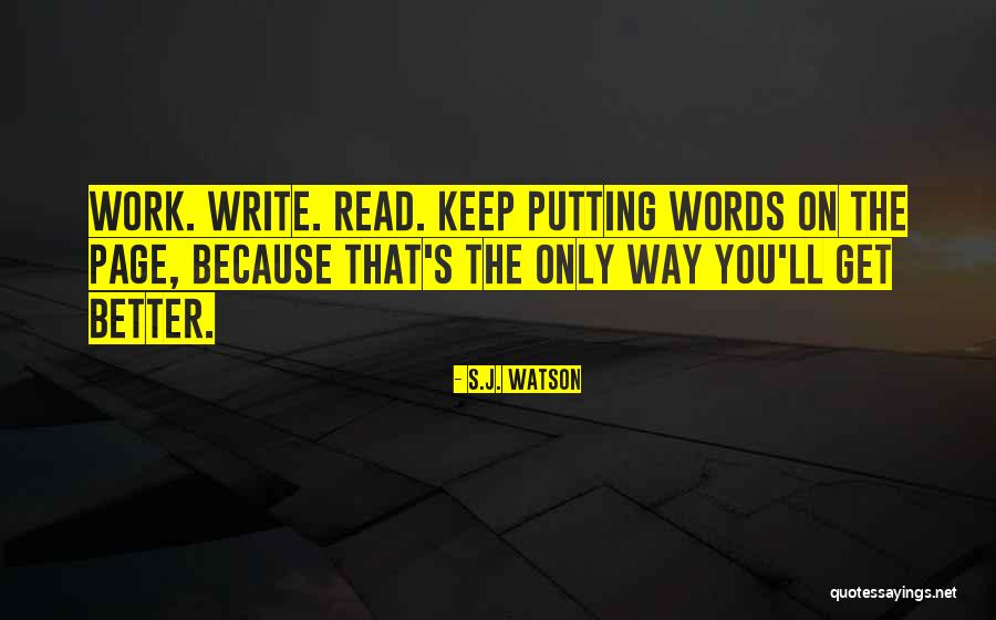 Swardson Nick Quotes By S.J. Watson Swardson Nick Quotes By S.J. Watson