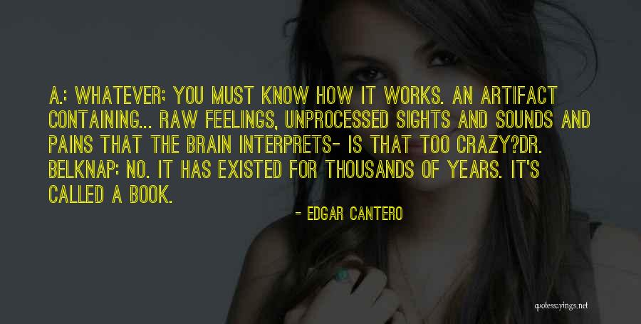 Swarmy Restaurants Quotes By Edgar Cantero Swarmy Restaurants Quotes By Edgar Cantero