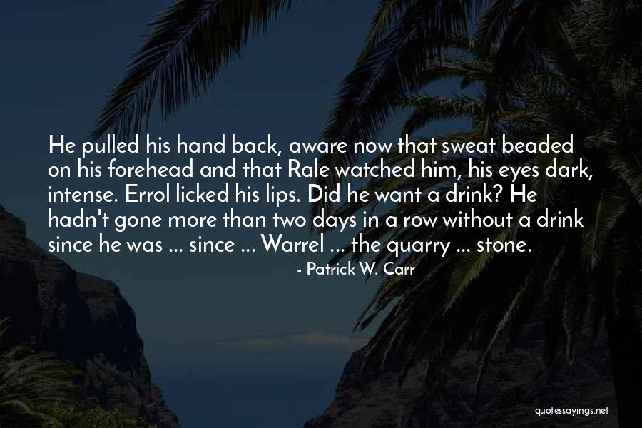 Sweat Less Drinking Quotes By Patrick W. Carr Sweat Less Drinking Quotes By Patrick W. Carr