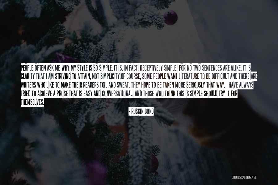Sweat Like A Quotes By Ruskin Bond Sweat Like A Quotes By Ruskin Bond