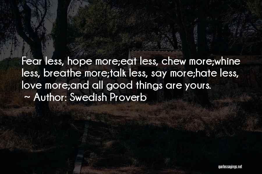 Swedish Proverb Quotes 1003492