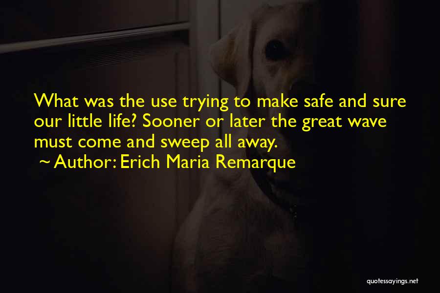 Sweep Me Away Quotes By Erich Maria Remarque