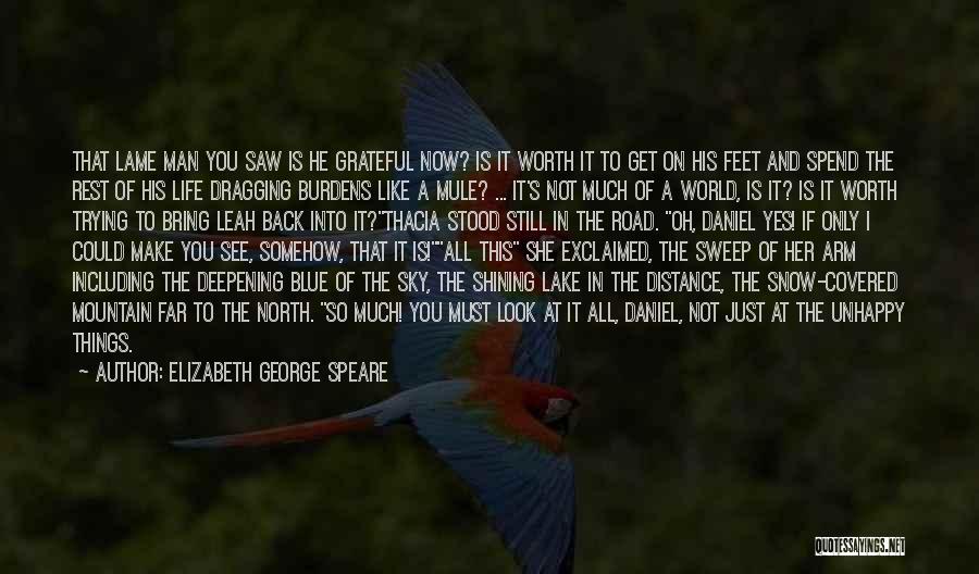 Sweep Off Your Feet Quotes By Elizabeth George Speare