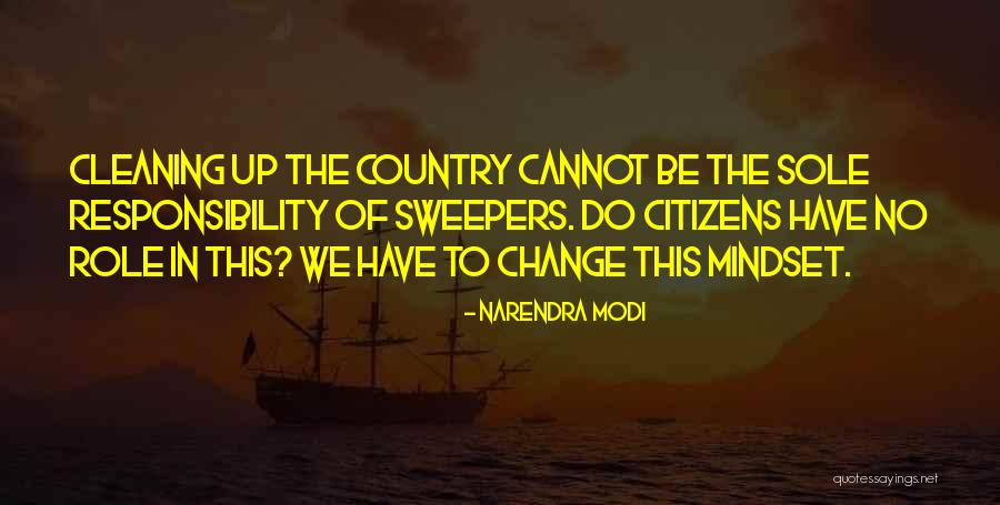 Sweepers Quotes By Narendra Modi