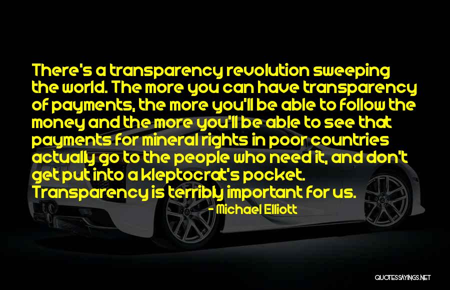 Sweeping Quotes By Michael Elliott