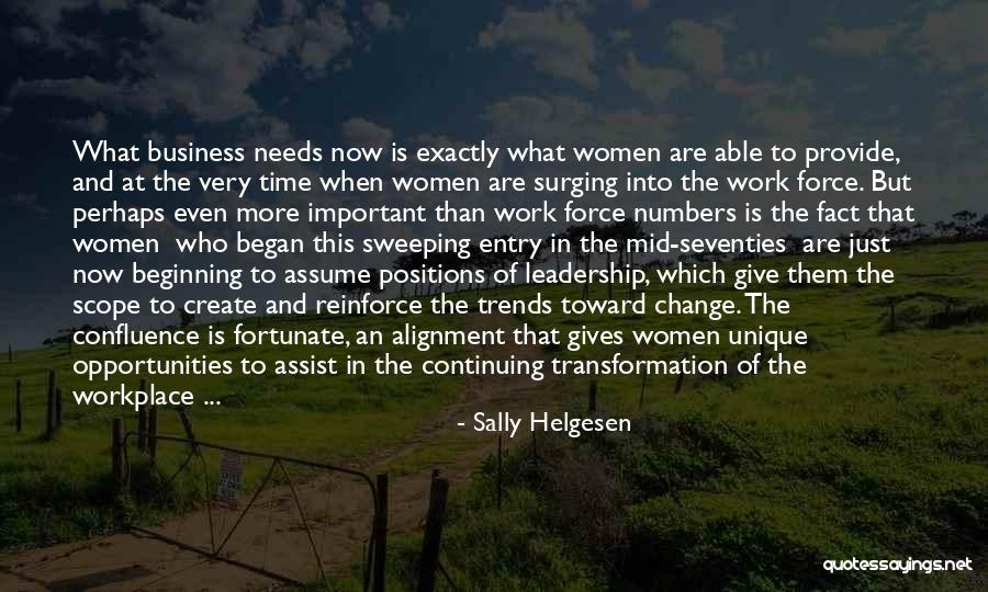 Sweeping Quotes By Sally Helgesen