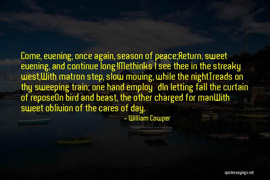 Sweeping Quotes By William Cowper