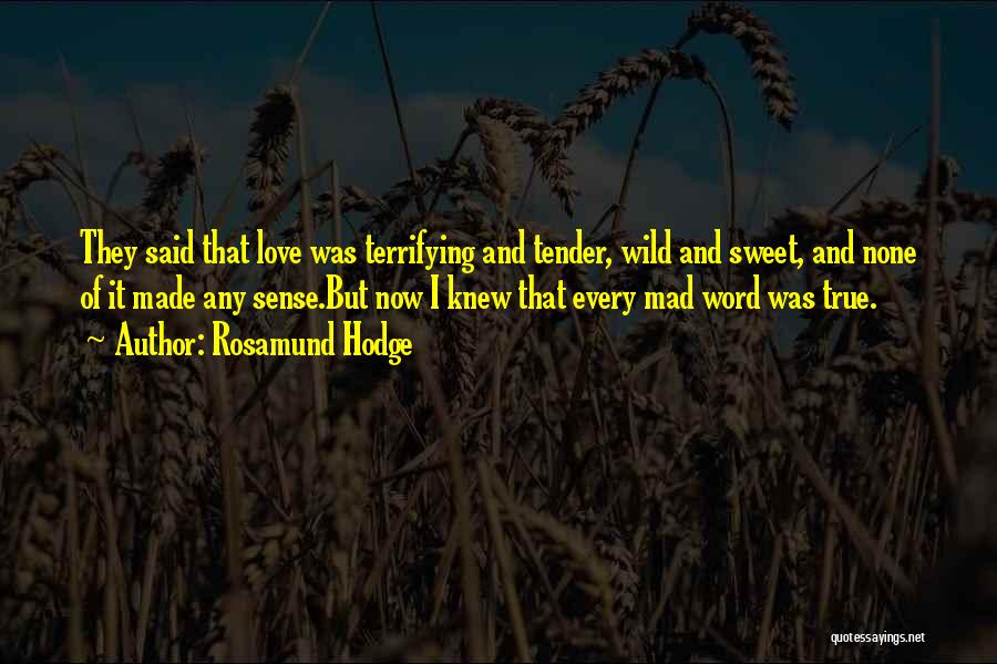 Sweet And Quotes By Rosamund Hodge