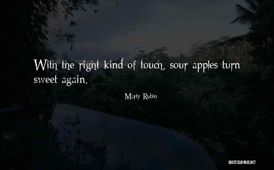 Sweet And Sour Love Quotes By Marty Rubin