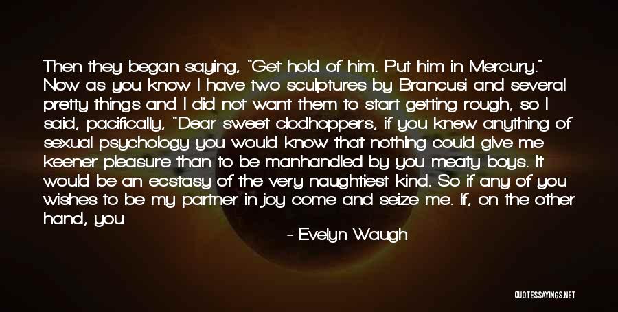 Sweet Boys Quotes By Evelyn Waugh Sweet Boys Quotes By Evelyn Waugh