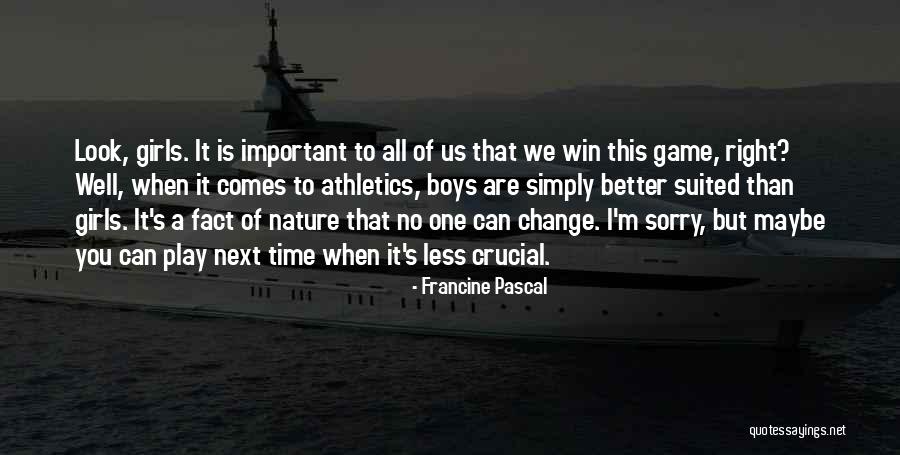 Sweet Boys Quotes By Francine Pascal Sweet Boys Quotes By Francine Pascal
