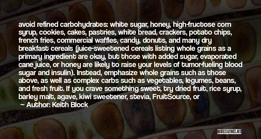 Sweet Bread Quotes By Keith Block