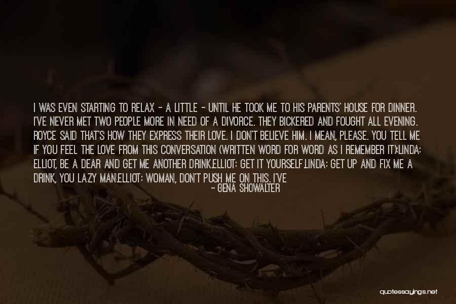 Sweet Conversation Quotes By Gena Showalter Sweet Conversation Quotes By Gena Showalter