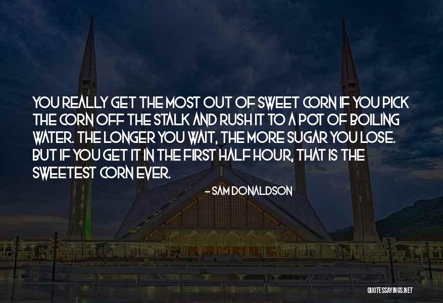 Sweet Corn Quotes By Sam Donaldson Sweet Corn Quotes By Sam Donaldson