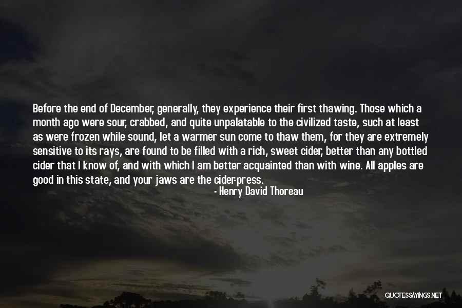 Sweet December Quotes By Henry David Thoreau Sweet December Quotes By Henry David Thoreau