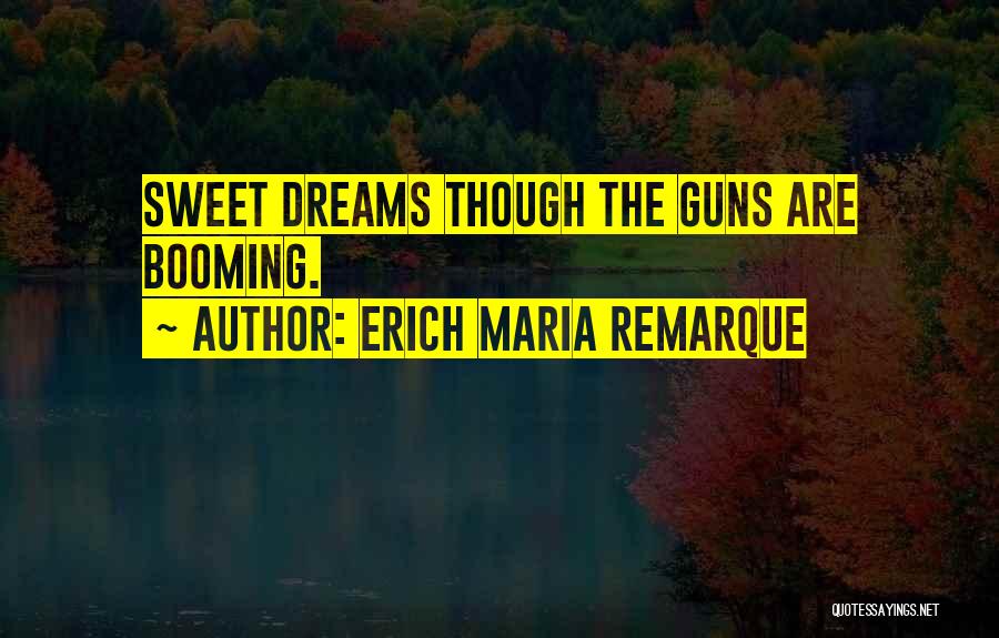 Sweet Dreams Quotes By Erich Maria Remarque