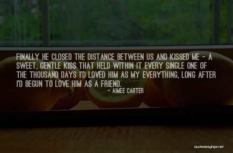 Sweet Kiss Love Quotes By Aimee Carter