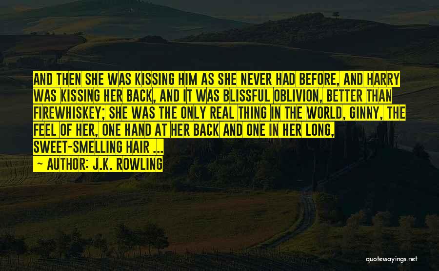 Sweet Kissing Quotes By J.K. Rowling