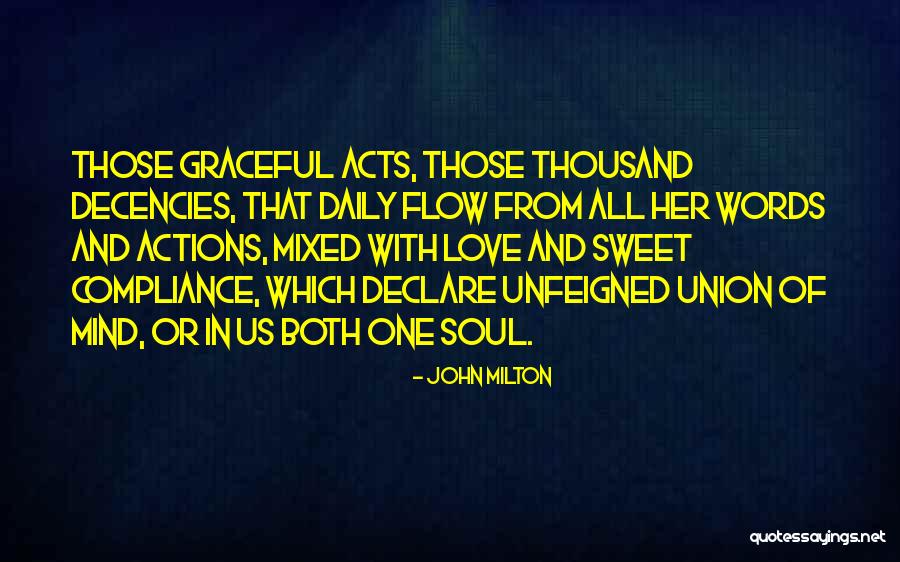 Sweet Love Words And Quotes By John Milton