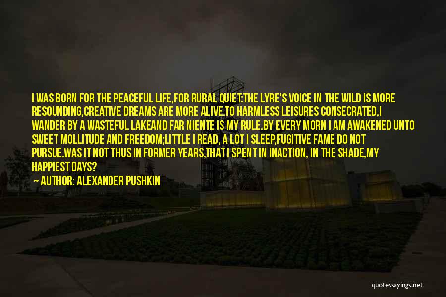 Sweet Peace Quotes By Alexander Pushkin