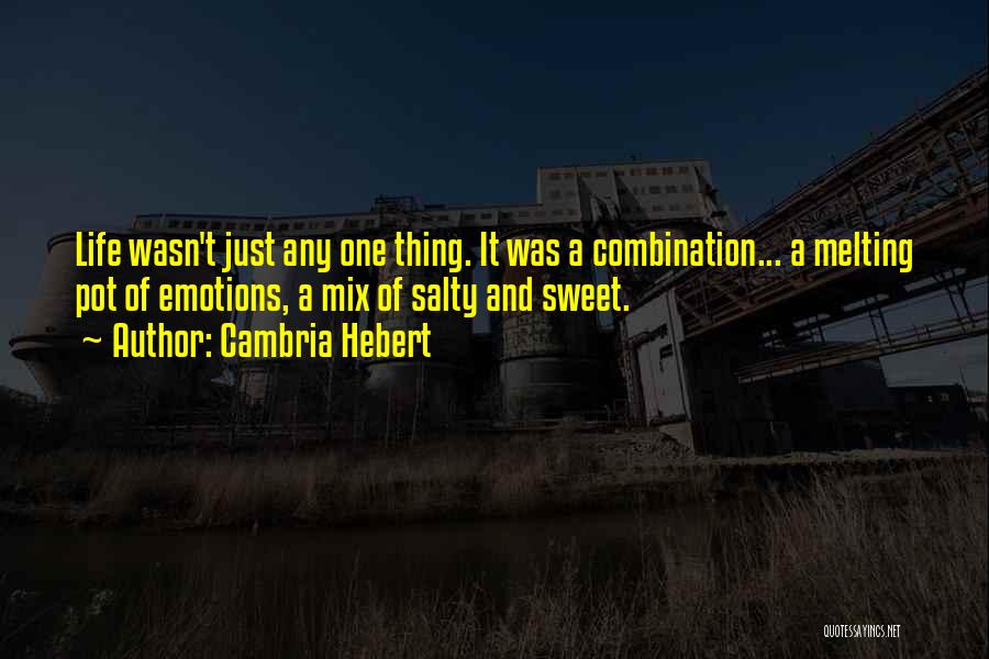 Sweet Thing Quotes By Cambria Hebert