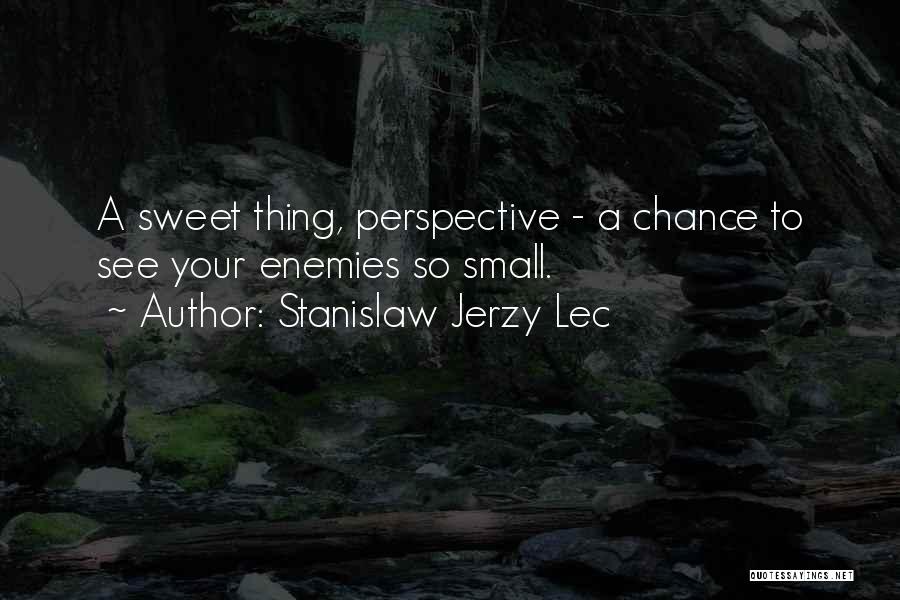 Sweet Thing Quotes By Stanislaw Jerzy Lec