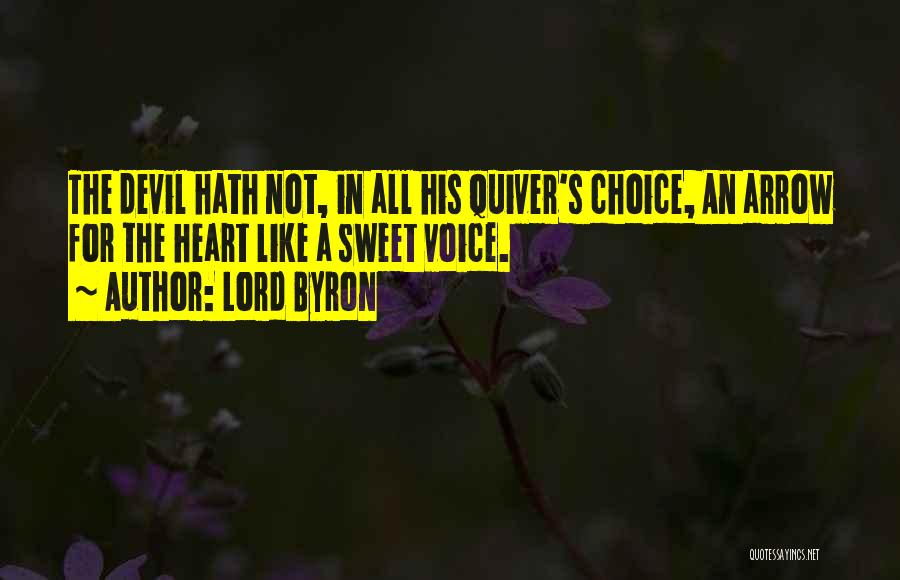 Sweet Voice Quotes By Lord Byron