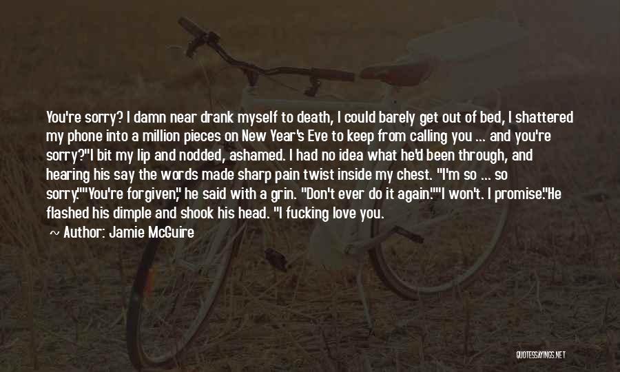 Sweet Words Love Quotes By Jamie McGuire Sweet Words Love Quotes By Jamie McGuire