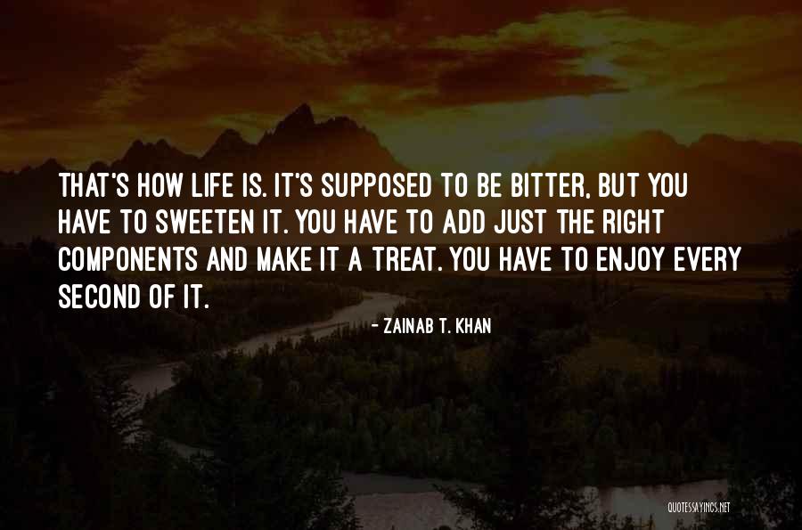 Sweeten Quotes By Zainab T. Khan Sweeten Quotes By Zainab T. Khan