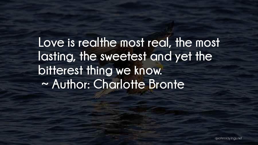 Sweetest Thing Quotes By Charlotte Bronte