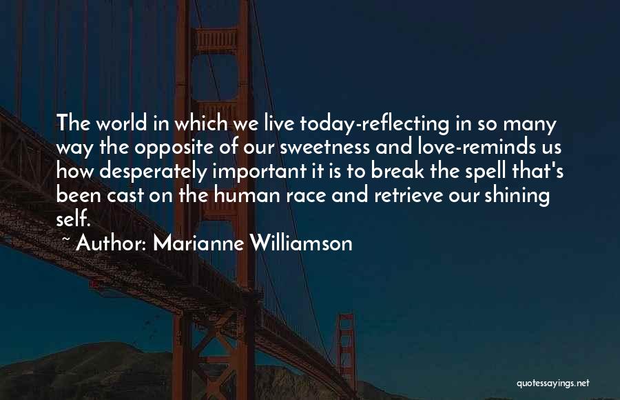 Sweetness And Love Quotes By Marianne Williamson