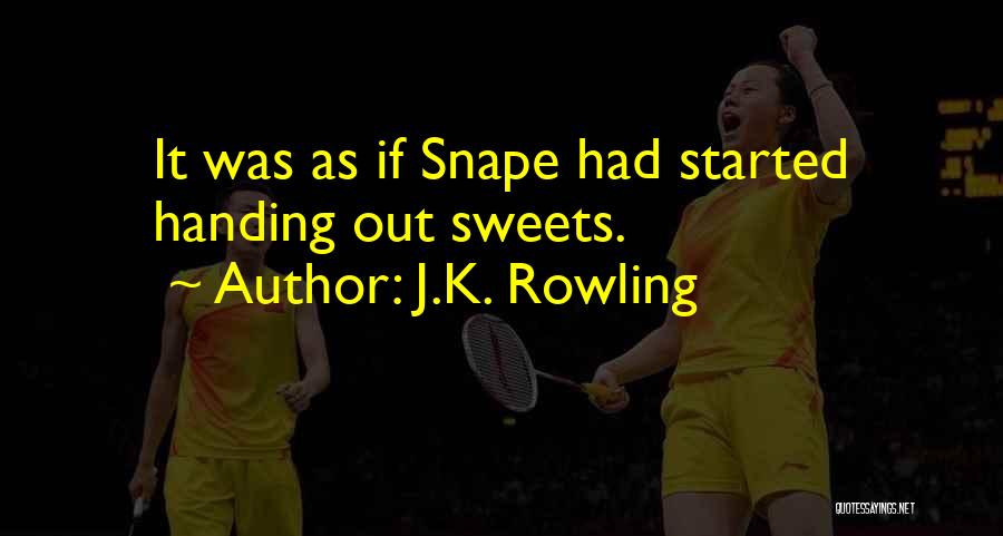 Sweets Quotes By J.K. Rowling