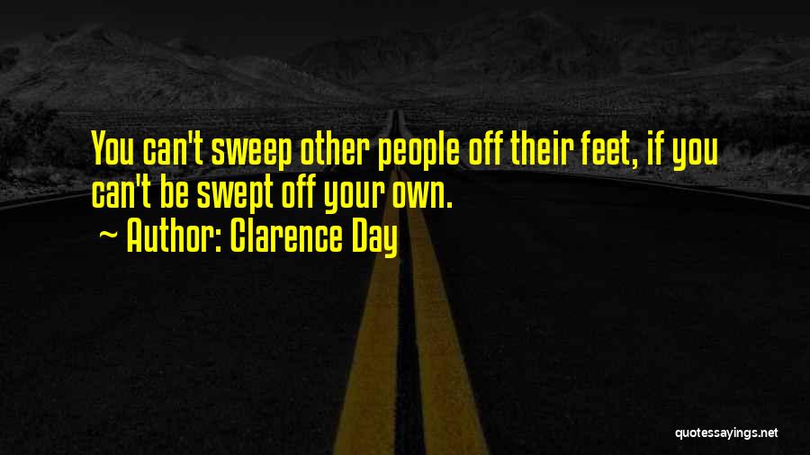 Swept Off Her Feet Quotes By Clarence Day