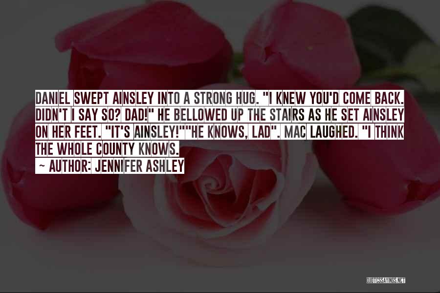 Swept Off Her Feet Quotes By Jennifer Ashley