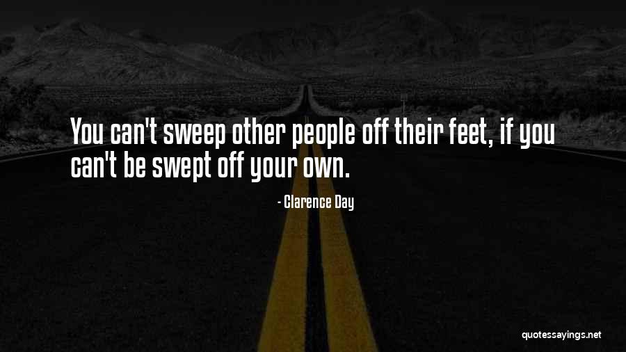Swept Off Your Feet Quotes By Clarence Day Swept Off Your Feet Quotes By Clarence Day